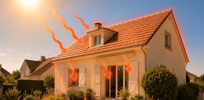 Maison étouffante le soir à Etampes  pourquoi la chaleur reste bloquée 