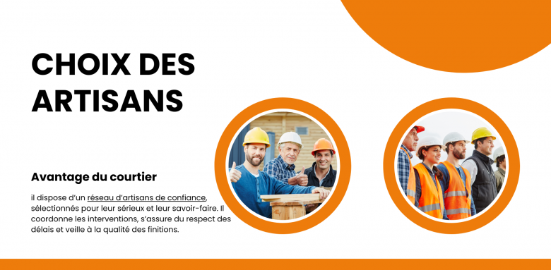 Choix des artisans 👉 Profitez du réseau d’artisans de confiance sélectionnés par Gérald Schneider pour des travaux fiables et de qualité.