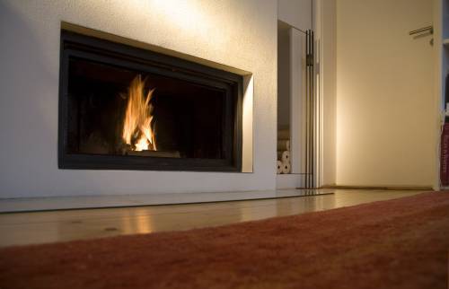 Cheminée murale insert bois