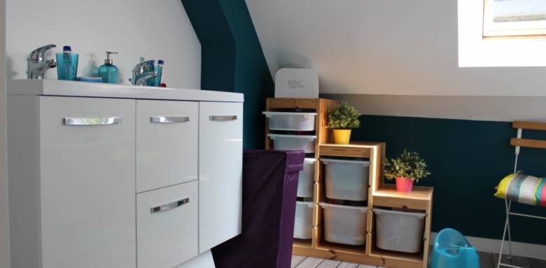 Agencement d'une salle de bain dans les combles - Cholet 49
