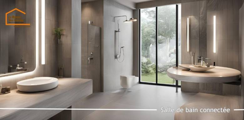 Salle de bain connectée