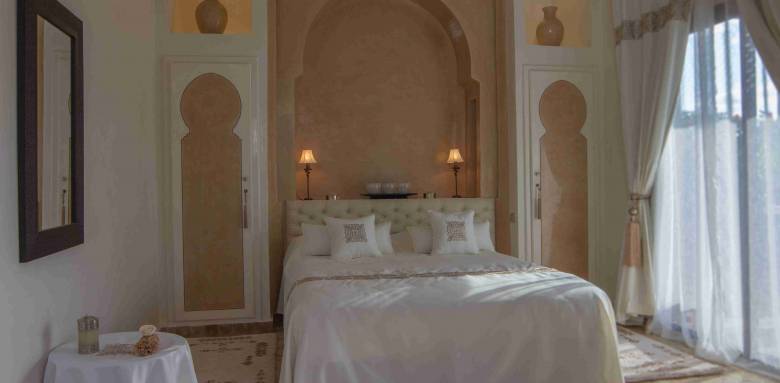 Chambre avec mur en tadelkat