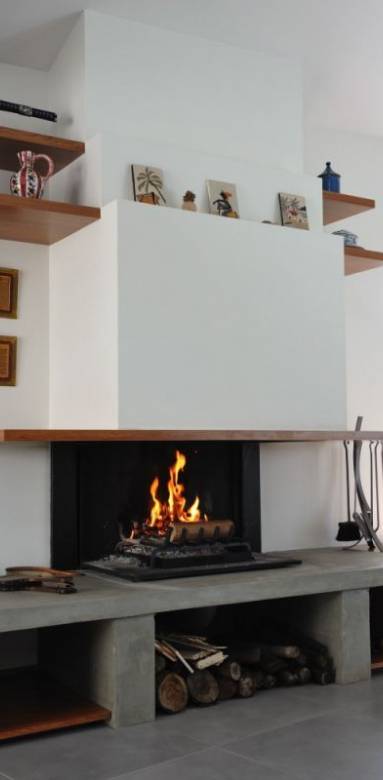 Cheminée ouverte contemporaine - Arras 62