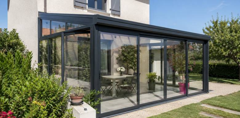 Véranda aluminium moderne à Tassin-la-Demi-Lune 69160