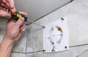 Installation ventilation salle de bain