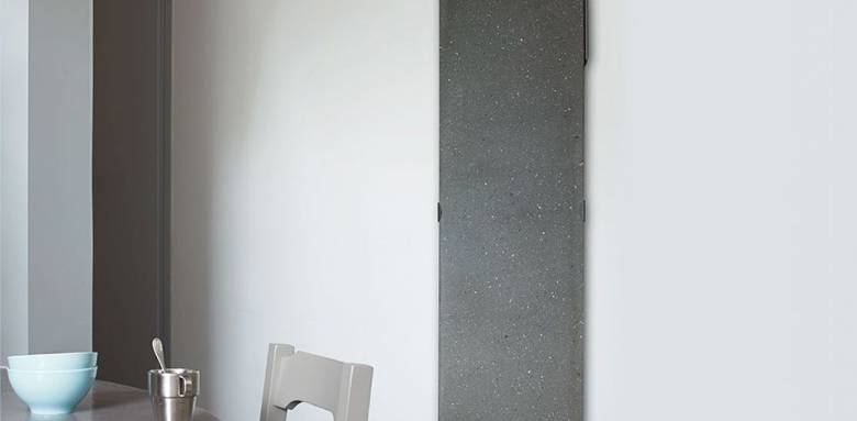 radiateur électrique en pierre de lave vertical