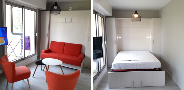 Armoire lit pour un vrai gain de place et un vrai lit confortable
