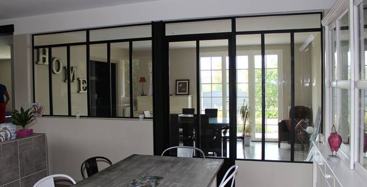 Gagner en lumière naturelle dans la maison avec une verrière d'atelier - Valence 26