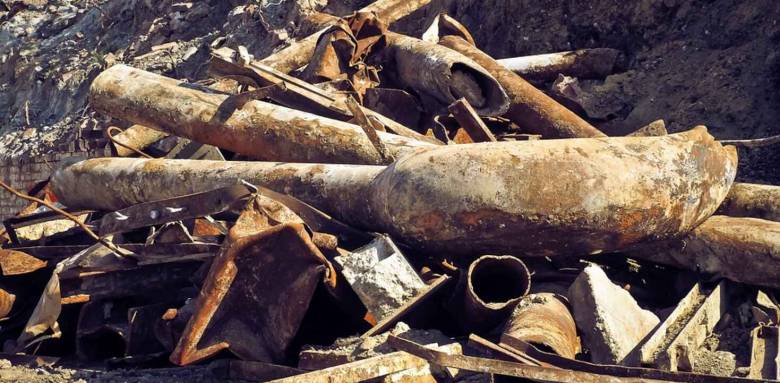 Décharge sauvage BTP