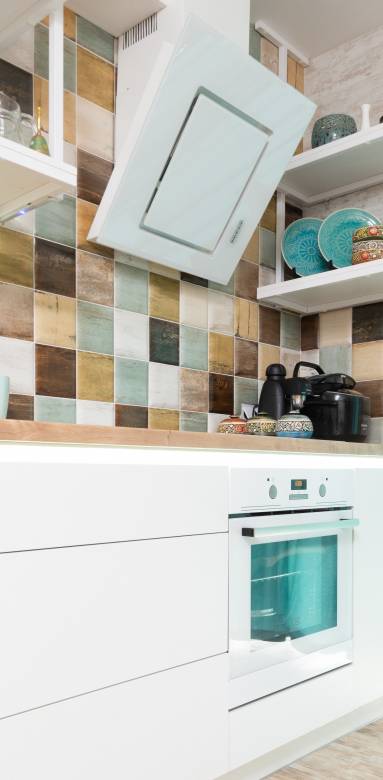 encore une crédence colorée