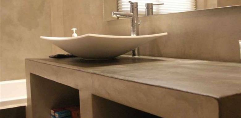 Béton ciré dans la douche