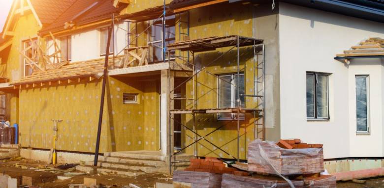 Isolation par l'extérieure d'une maison