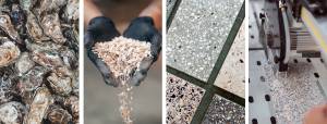 Terrazzo de coquillages - divers mélanges -