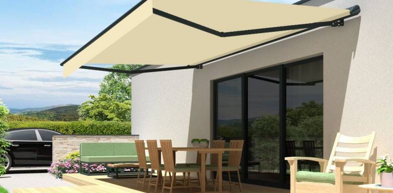 Store banne avec coffre intégral