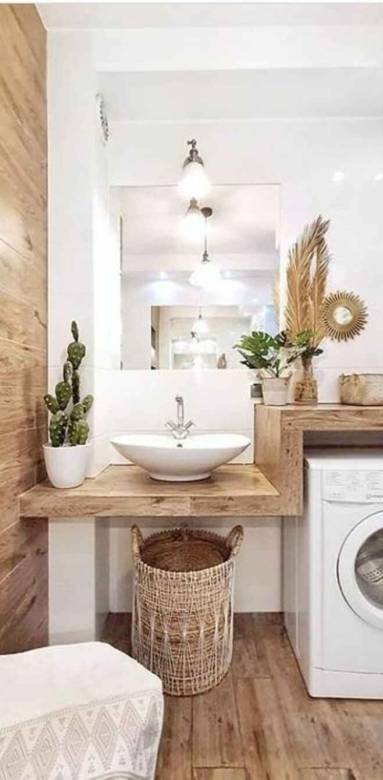 Salle de bains scandinave