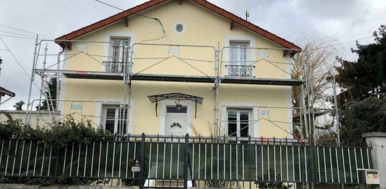 Réalisation d'une ITE à Yerres