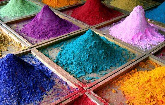 Pigments de peinture 