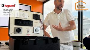 Démonstration des solutions domotiques Legrand à l’agence La Maison Des Travaux Saint-Brieuc.