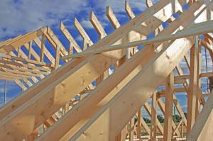 charpente en construction