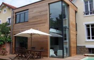 extension de maison en bois
