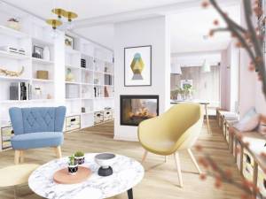 Bibliothèque sur toute longueur