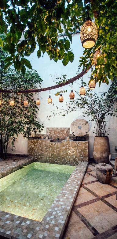 Terrasse en carrelage