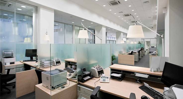 réagencement complet de bureaux open-space d'une agence de communication (Lyon 9)