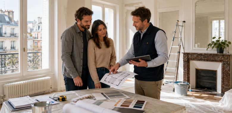 Travaux en appartement à Poissy