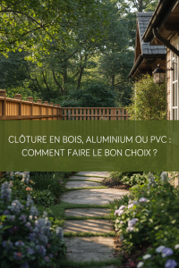 Aménagement extérieur avec clôture contemporaine