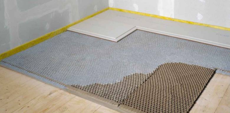 Isolation phonique du sol 