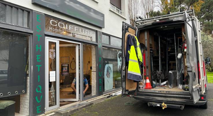 Rénovation vitrine magasin