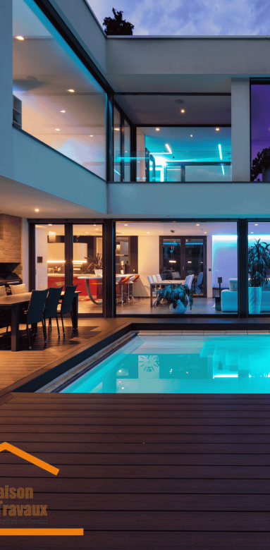 Maison connectée et colorée