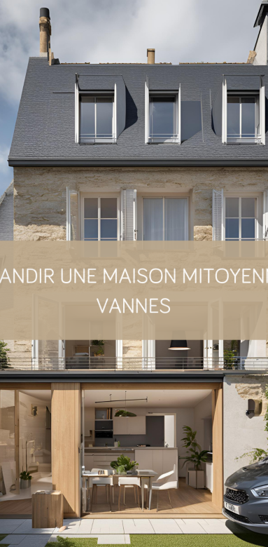 Agrandir une maison mitoyenne à Vannes