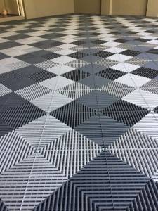 Sol de garage en dalles PVC