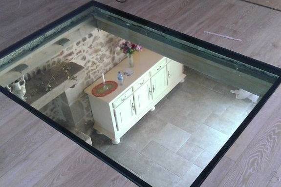 Plancher en verre