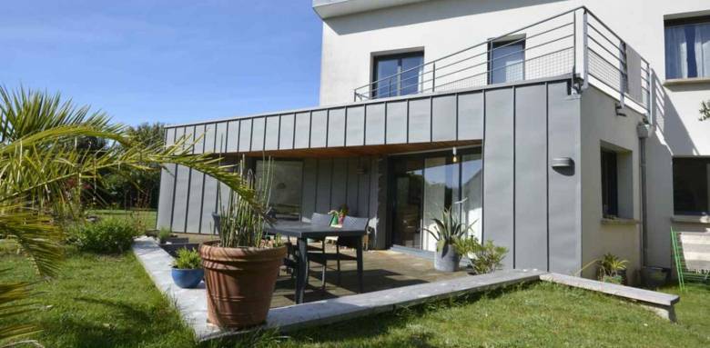 Extension de maison en zinc - La Maison Des Travaux Savigny sur Orge