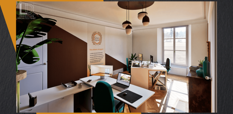 Aménagement agence de courtage