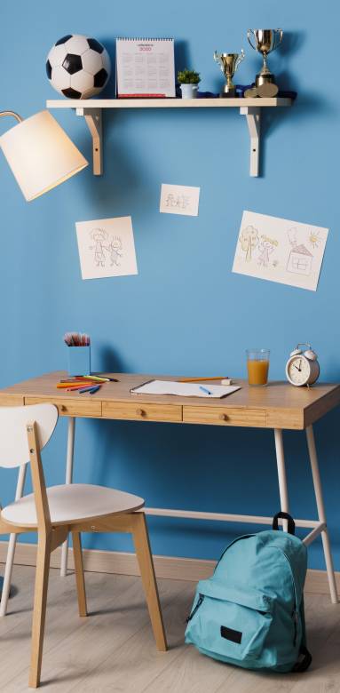 Aménager une chambre d'enfant avec bureau - Valence 26