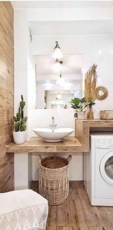 Salle de bains scandinave