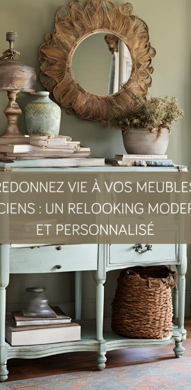 relooking meuble ancien moderne
