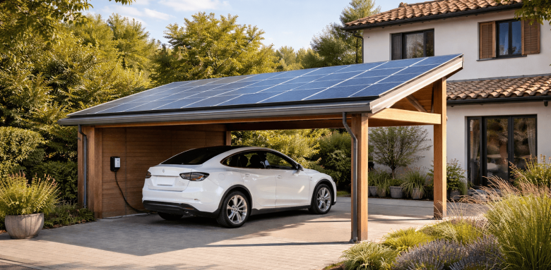 Installation de carport solaire - Montauban 82