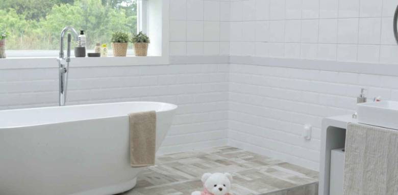 La salle de bain des enfants