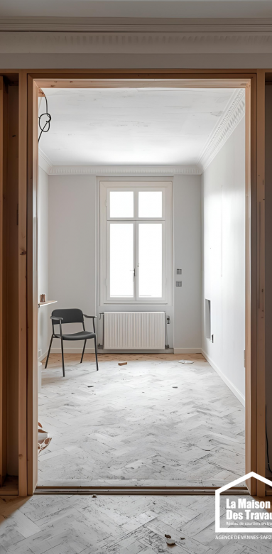 Travaux appartement redistribution espace