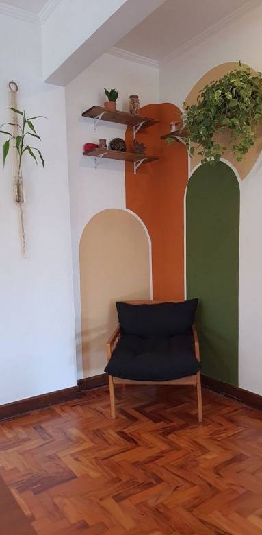 Décoration entrée Kaki et Terracotta