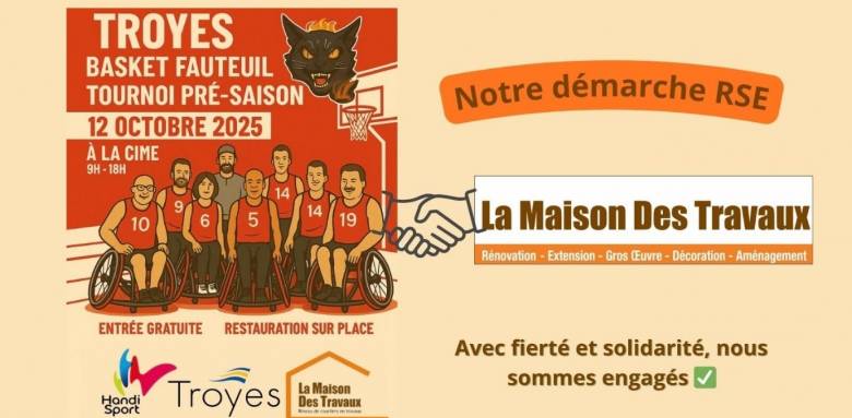 La Maison des Travaux aux côtés d'Handisport