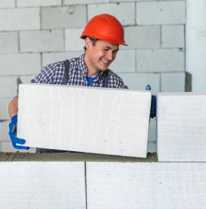 Pose de beton cellulaire