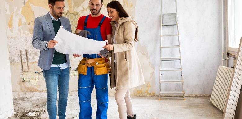 Rénovation de maison.