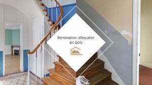 rénovation escalier bois Fontainebleau