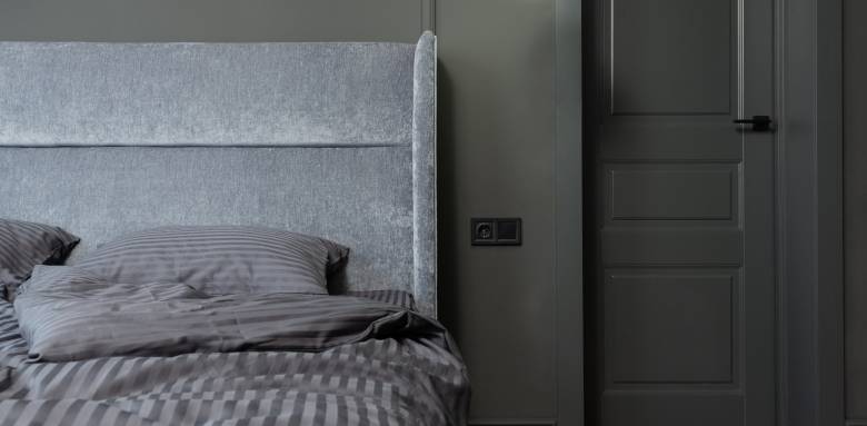 Chambre décoration noire