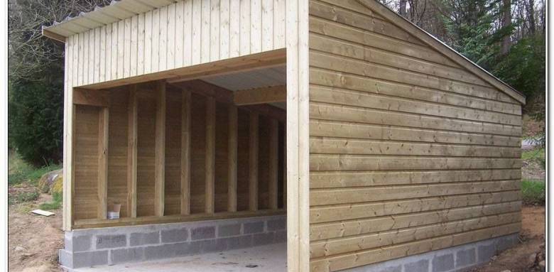 Garage en bois 